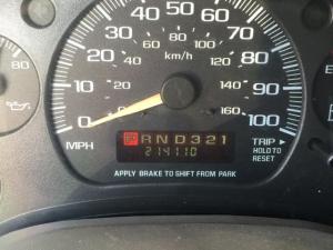 Venta de Tacometros Chevrolet Astro